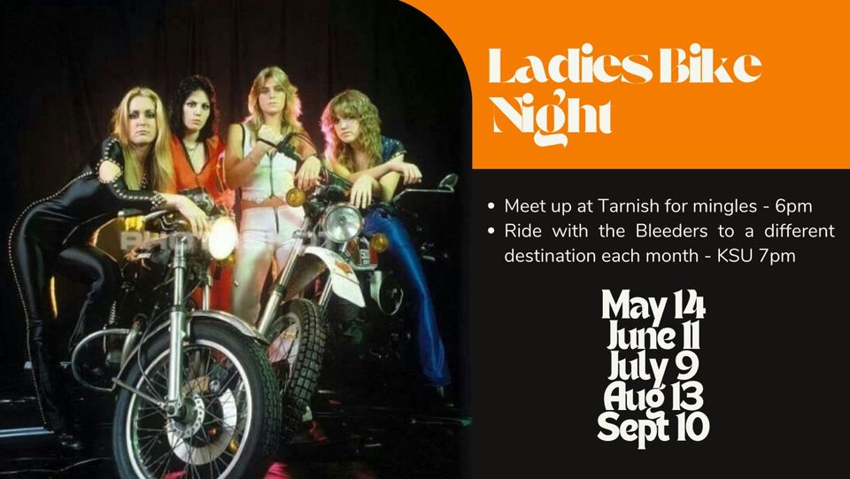Tarnish Monthly Ladies Ride Night